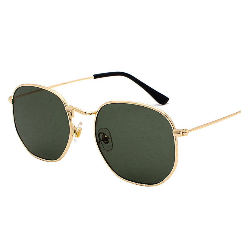Wholesale Jetset 7006 Unique Irregular Fashionable Metal Sunglasses Artistic Style Eyewear For Men Women